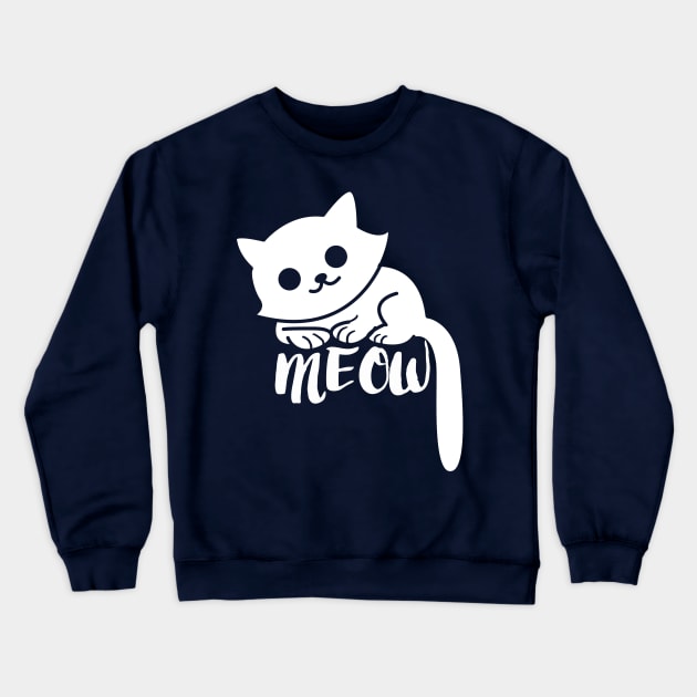 Meow Crewneck Sweatshirt by peekxel